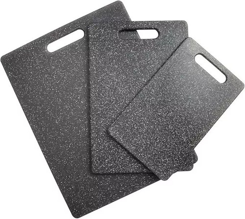 3 Piece Chopping Board Set Large Kitchen Food Fruit Cutting Worktop Protector UK - Picture 2 of 14