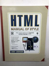 HTML Manual Of Style Aronson 1994 Brand New (PB)