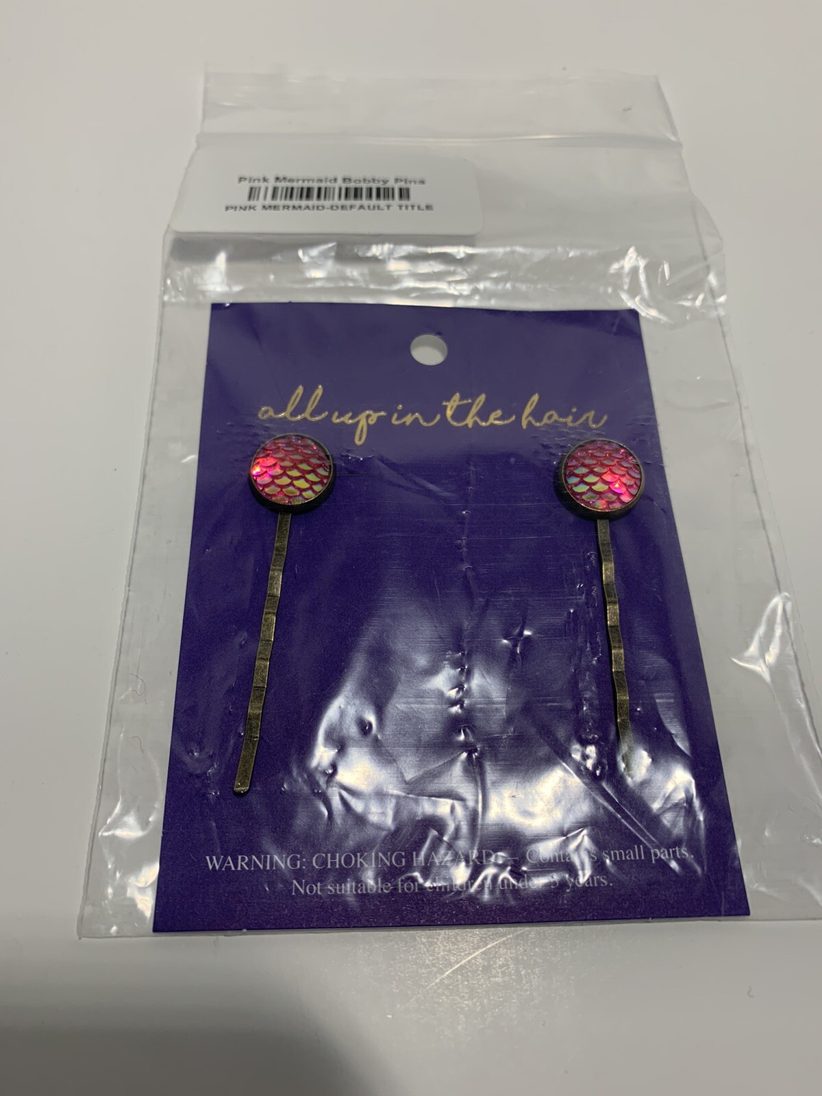 Pink Mermaid Bobby Pins for Girls Hair Accessories