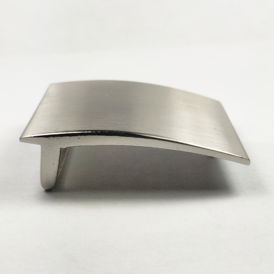 Classic Sculpted Minimalist Rectangular Brushed S… - image 2