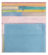 ABSTRACT ART PRINT - Ocean Park 116, 1979 by Richard Diebenkorn 11x14 Poster