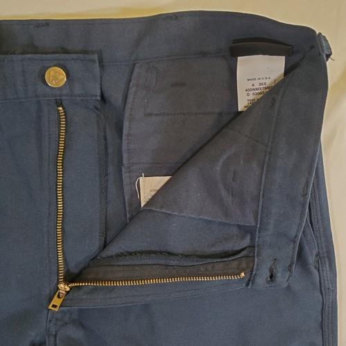 Nomex Workrite Benchmark Navy Blue IIIA Aramid FR VTG 90s 35X Firefighter Pants - Picture 5 of 17