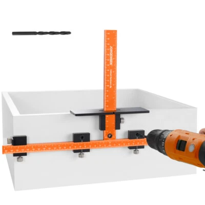 PONY JORGENSEN Cabinet Hardware Professional Jig Tool Aluminum Alloy & Double Scale