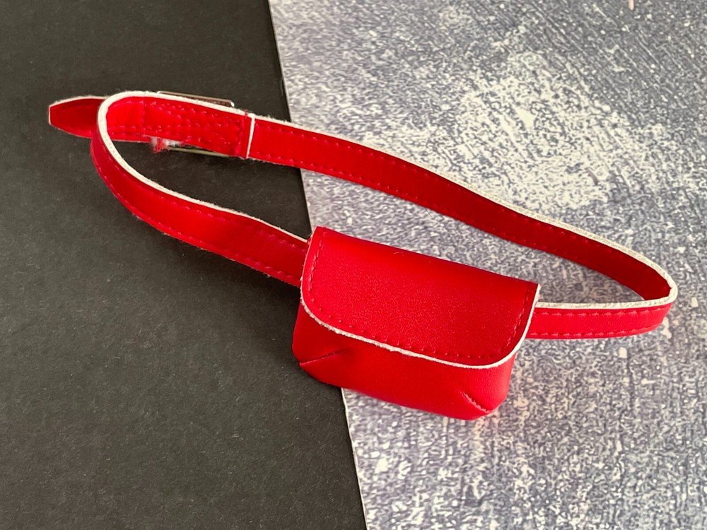 American Girl Luciana Vega Red Belt Pouch Fanny Pack Hip Bag  