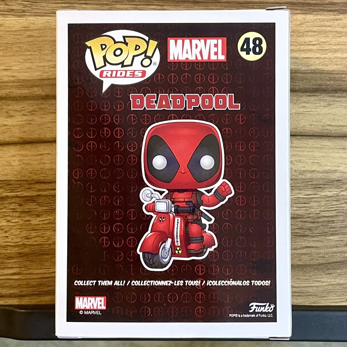 FunkoPop！48 DEAD POOL on scooter Amazon.com: Funko Marvel: Deadpool Parody - Deadpool on