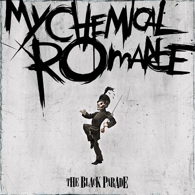 【中古】My Chemical Romance THE BLACK PARADE Buy MY CHEMICAL ROMANCE The Black Parade BANNER 2x2 Ft Fabric