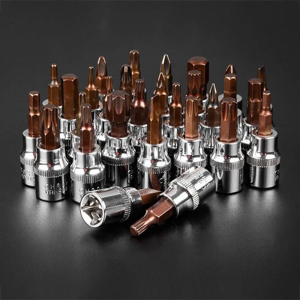 New Durable Drive Bit Socket H3 H10 3 8 Inch 47mm T10 T55 Hex