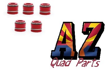 05 06 Suzuki RMZ450 RMZ 450 Kibblewhite Red Viton Valve Stem Seals Set