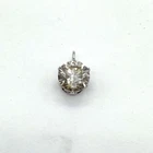 Jewelry Pendant Head Natural Diamond 0.9ct Platinum 2346375