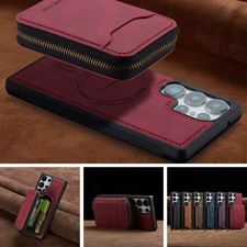 For Samsung Galaxy S26/S25/S24/S23/S22 Magnetic Detachable 2in1 Wallet Card Case