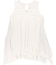 Robbie Bee Womens Textured Sleeveless Shift Dress, Off White, Plus Size, 24W