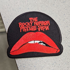 The Rocky Horror Picture Show Promotional Patch Red Lips Embroidered Movies
