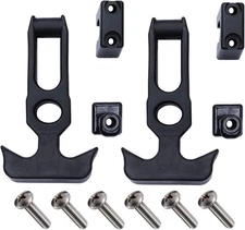 Roto Molded Cooler Latch Rubber T-Handle Kit - Ozark Trail Style Black 