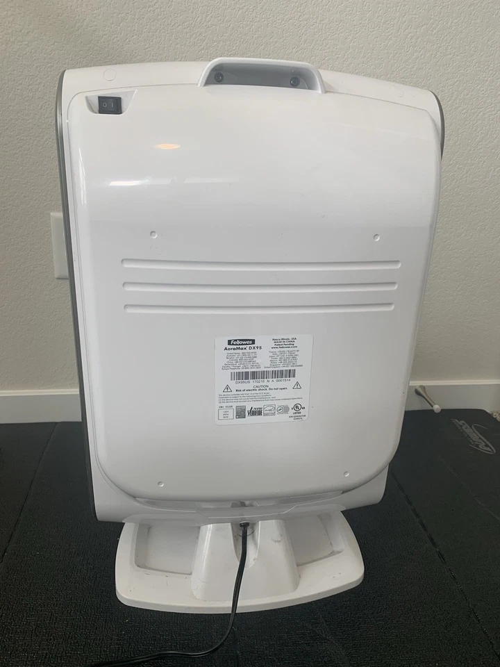 Purificador de ar Fellowes 9320801 AeraMax DX95 600 pés quadrados capacidade sala grande novo - Imagem 3 de 4