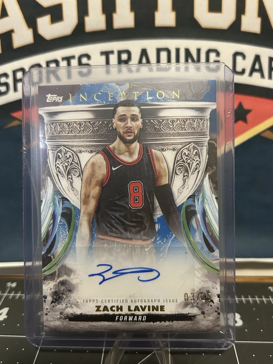 Zach LaVine Sports Trading Card Singles Autographed Basketball for
