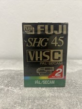 Fuji Super SHG 60 VHSC  Pal Secam Videokasset...