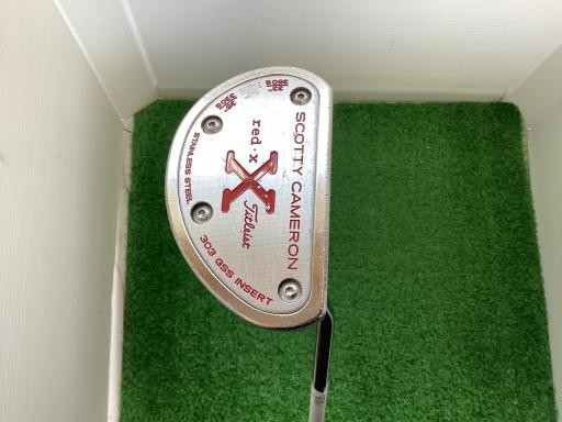 Scotty Cameron RED X センターシャフト　34インチ Scotty Cameron Red X Putter 34 inch with Head Cover Right