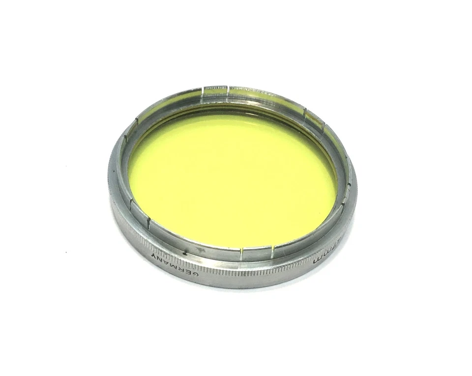 VOIGTLANDER Push On Camera Filter G1 47mm Yellow 301/47 + Plastic Filter Keeper - Image 3 of 3