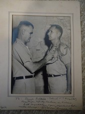 General William Westmoreland  Signed Personal Note & Photo Awarding Silver Star