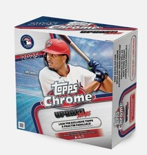 2025 Topps Chrome Update Baseball Trading Card Factory Sealed Mega Box