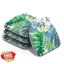 Melody Elephant Blue Green 16"x17" Cushions Set 4