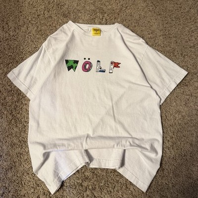 RARE Men's Golf Wang 10 Year Anniversary Wolf Sketchbook T-Shirt