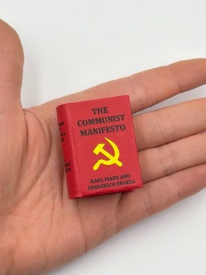 MINIATURE BOOK The Communist Manifesto by Karl Marx and Frederick Engels