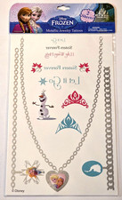 Disney FROZEN Metallic Jewelry Tattoos - 2 Sheets