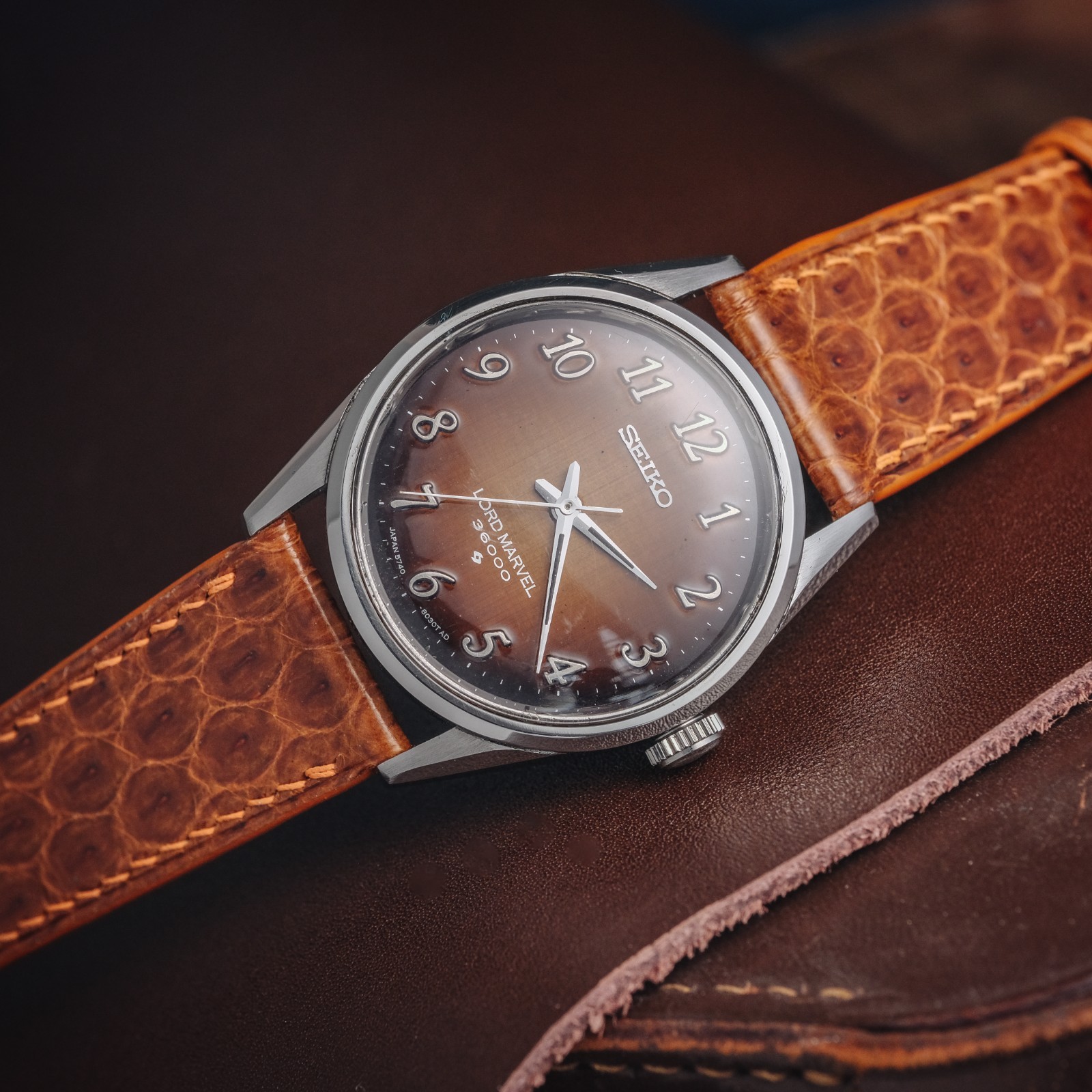 SEIKO LORD MARVEL 36000 REF. 5740-8000 HI-BEAT 36000 BPH SERVICED VINTAGE WATCH