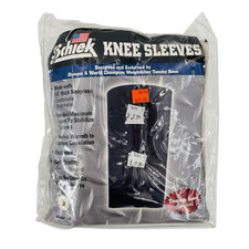 NEW Mens Small Schiek Sports 1/4” Neoprene Knee Sleeves Black Elbow 1140 Support