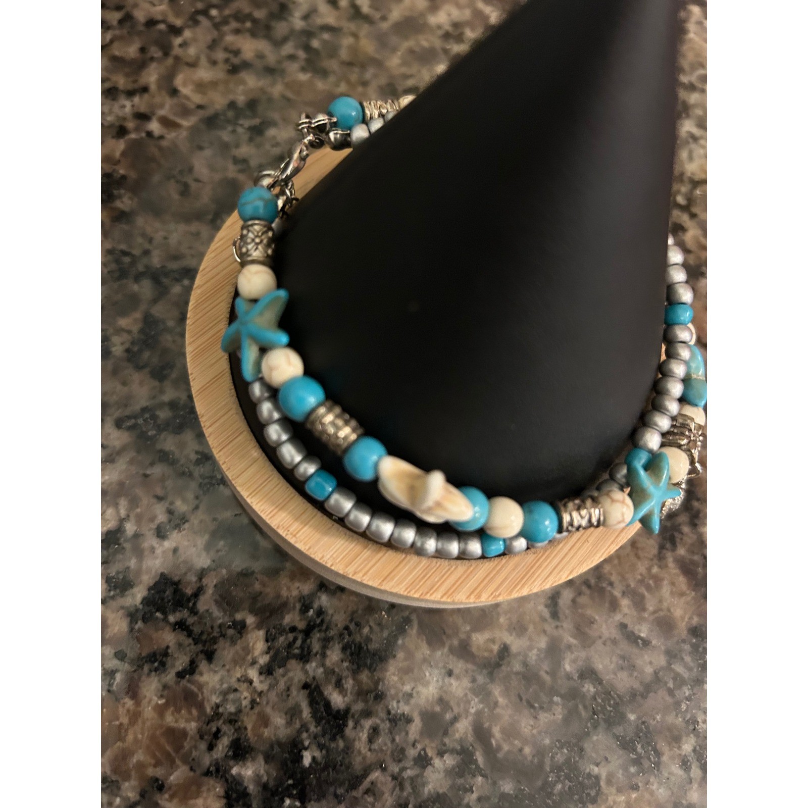 Boho Beaded Bracelets Stackable Starfish Turtle C… - image 2