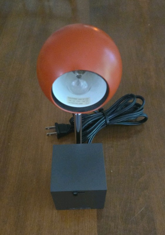 Vintage Lightolier " Lytegem " Eyeball Desk Lamp Designed By Michael Lax 1965