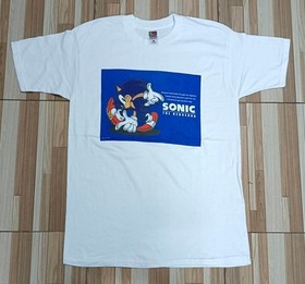 Vintage Sonic Adventure 1998 Dreamcast Video Games Sega Promo Rare Shirt L