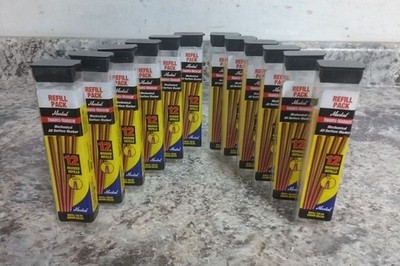 Markal 96241 12 Pk 5-1/2 In Overall L Yellow Solid Paint Marker Refill