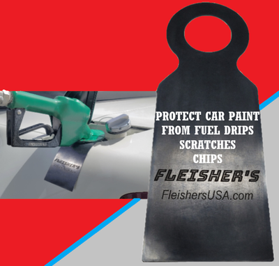 #ad FLEISHER#x27;S Gas Cap BIB Paint Protection Fuel Filler Spill Guard $24.95