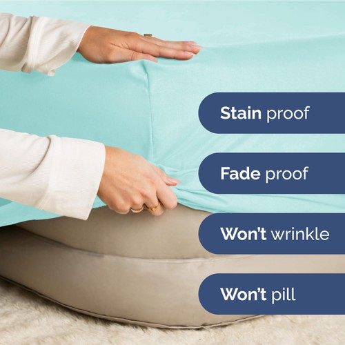 Extra Deep King Fitted Sheet - Hotel Luxury Single Fitted Sheet Only - Easily... - Bild 4 von 9