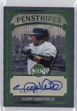 2025 Leaf A Bronx Legacy Green Spectrum Holofoil 3/5 Gary Sheffield Auto 17uv