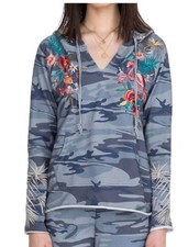 Johnny Was Nohea hooded sweatshirt Large