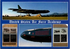 United States Air Force Academy Colorado B-52D Bomber Continental Postcard B023