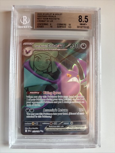 Team Rocket's Crobat ex graded BGS 8.5 for sale on eBay