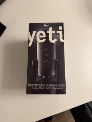 Blue Yeti USB Mikrofon Blackout mit Pop-Filter - wie Neu - keine Gebrauchsspuren