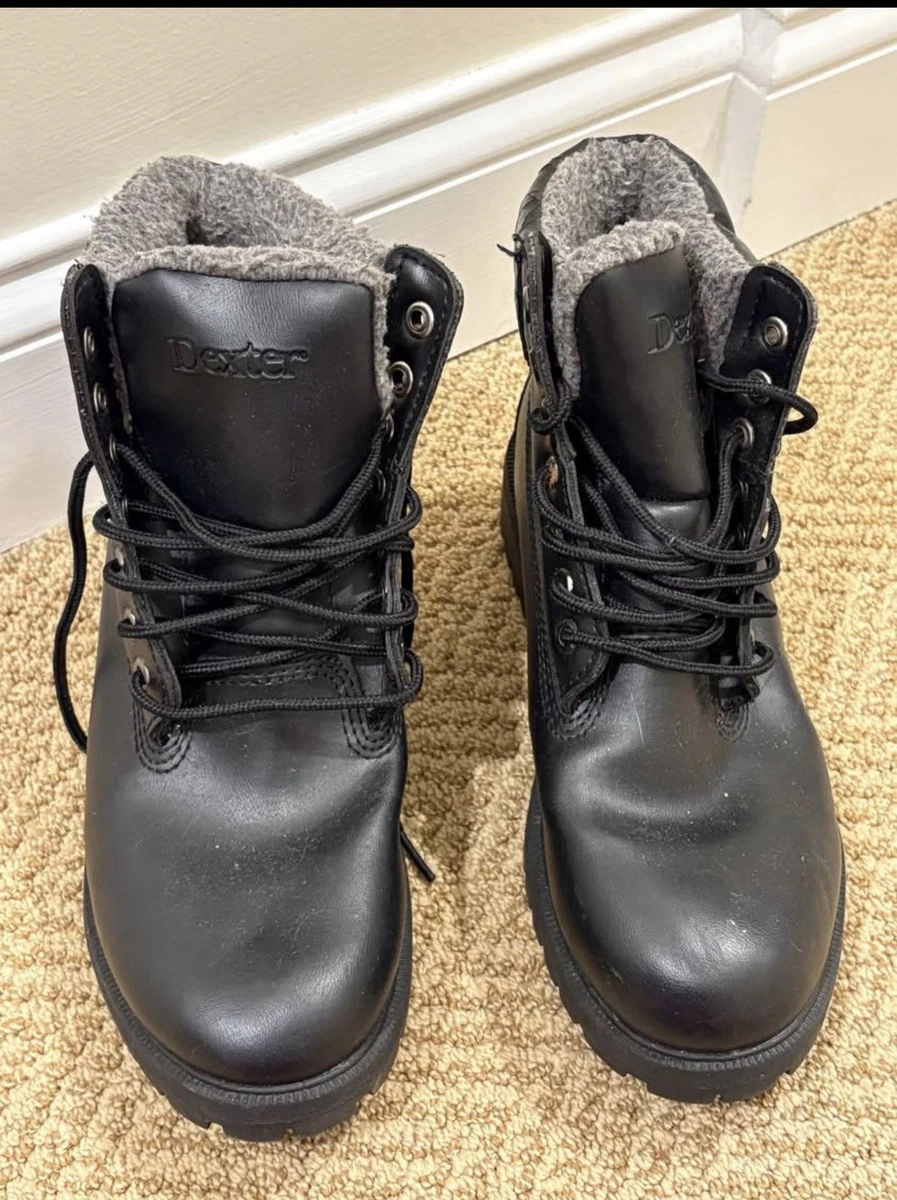 DEXTER Size 10 Mens Black Fur Lined Square Toe Dapper Snow Shoe Boots Waterproof DEXTER Size 10 Mens Black Fur Lined Square Toe Dapper Snow  main image 3
