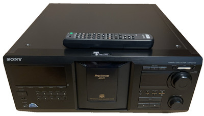 Sony CDP-CX400 400 Disc CD MegaStorage Changer w OEM Remote Partial Refurb