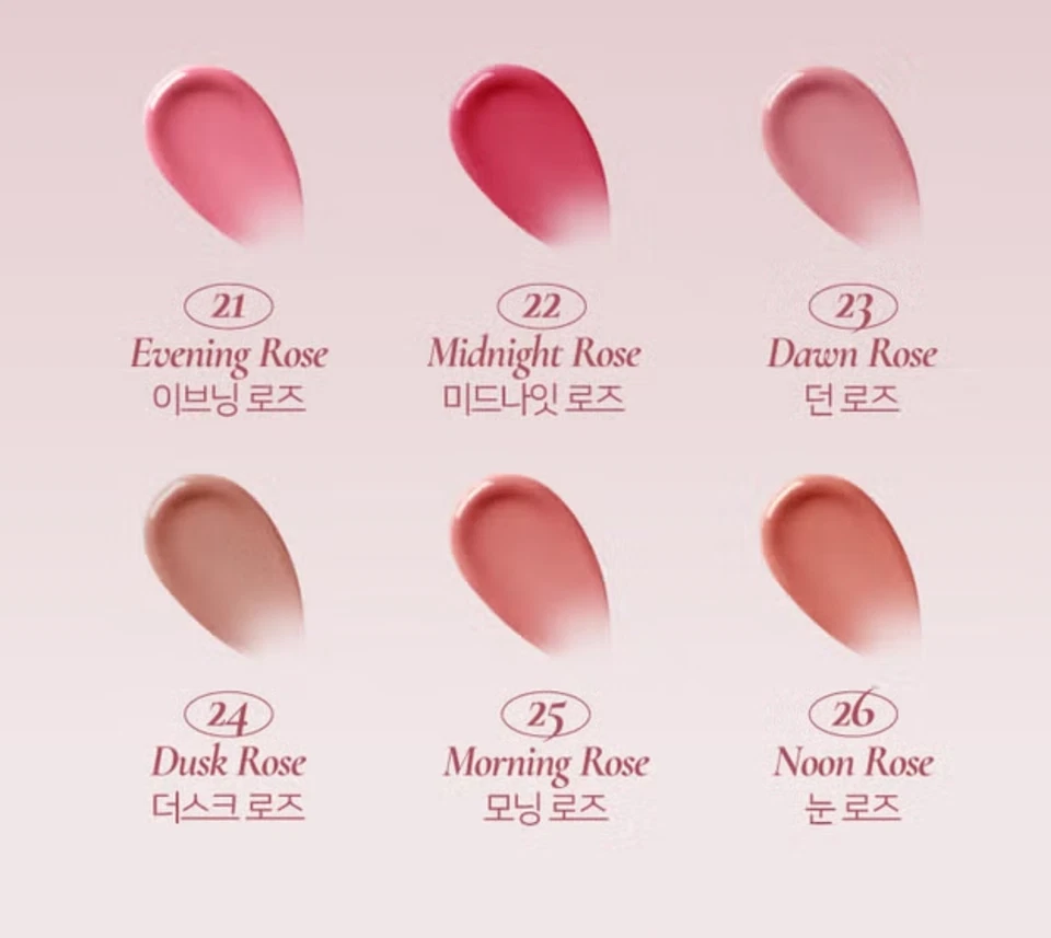 DINTO La Belle 玫瑰丰盈唇彩 #25 Morning Rose – 温暖玫瑰光泽 – Daiso — 第 4/4 张图片