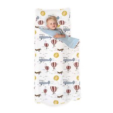 Extra Long Toddler Nap Mat - Sleeping Bag for Kids with Removable