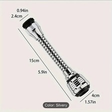 abdoKitchenFaucetExtender with ConnectorAdjustable Spray Head&AntiSplash Filter