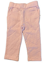 baby Gap NWT Girl's 18 24 Mo Light Pink Sweatpants w/ Tiny White Dots