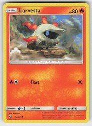 Larvesta 12/73 Shining Legends Common