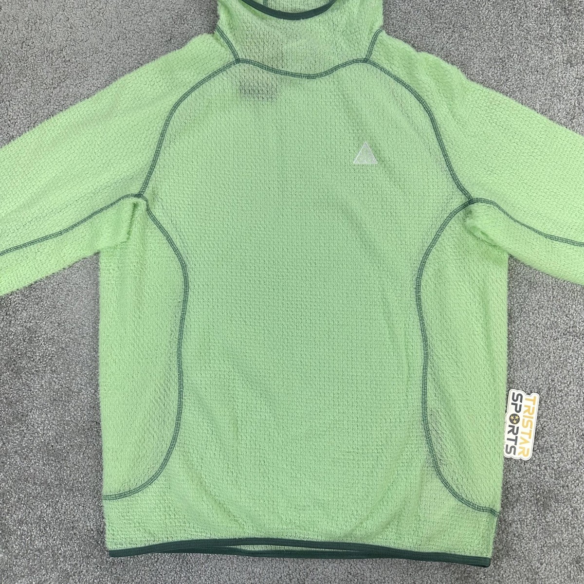 Nike ACG Hoodie Mens Medium Wolf Lichen Green Polartec Loose Fit