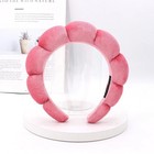 Spa Headband Velvet Padded Bubble Hair Band Makeup Face Wash Headwear